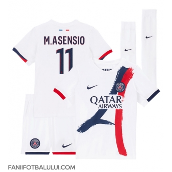 Paris Saint-Germain Marco Asensio #11 Echipament de Fotbal Replică 2024-25 Copii Deplasare (+ Șorturi)